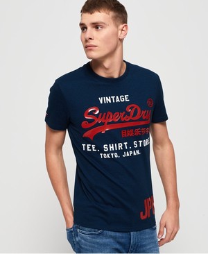 Superdry Ing Shop Duo Férfi Pólók Türkiz | SLKFC8063